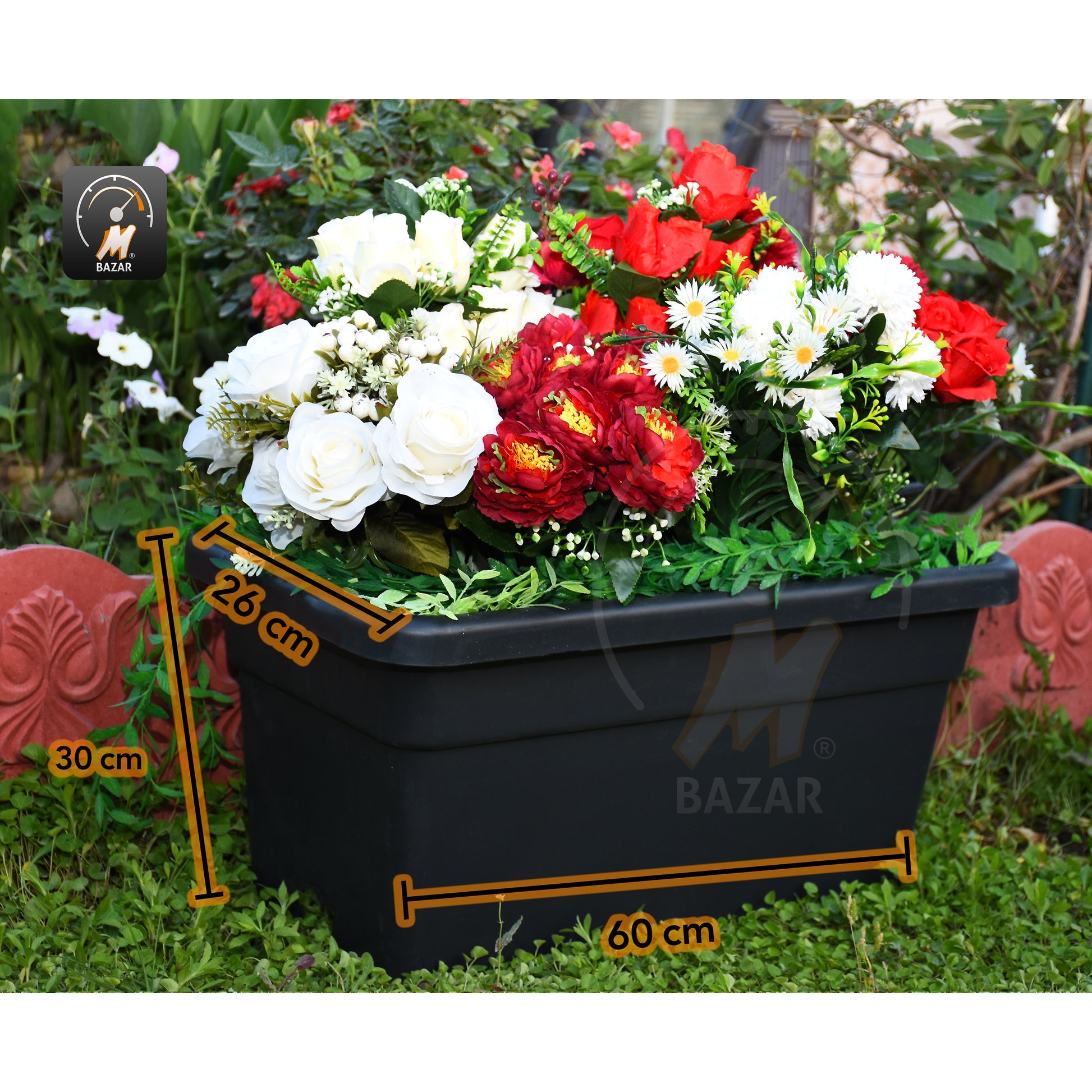 Modern Plastic Planter MAX.060