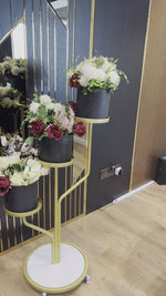 3-Tiered Metal Planter Stand