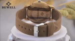 BEWELL Classic Hand-Craft Wood Hand Watch