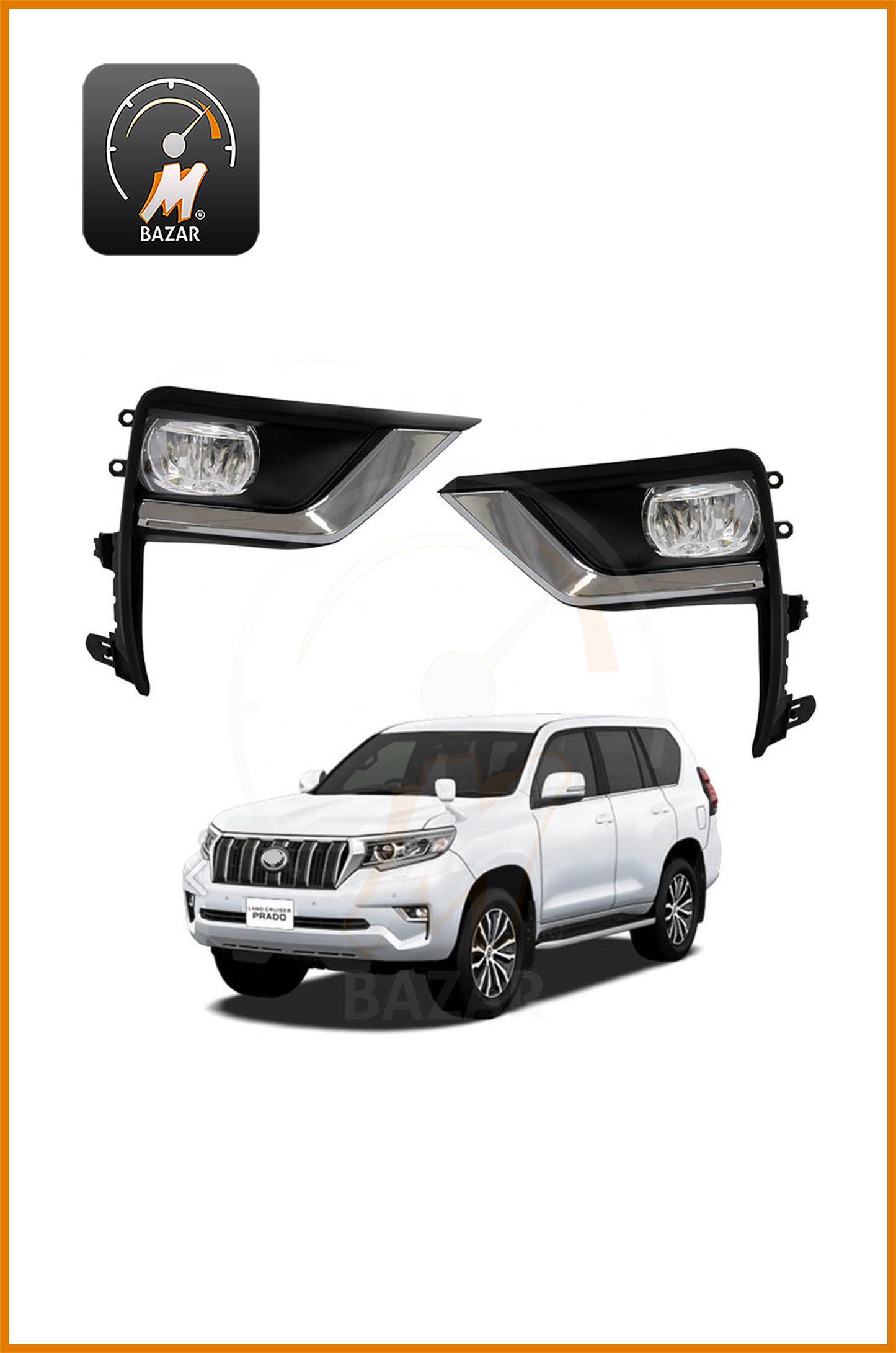 Toyota Prado 2018 LED FOG LAMP