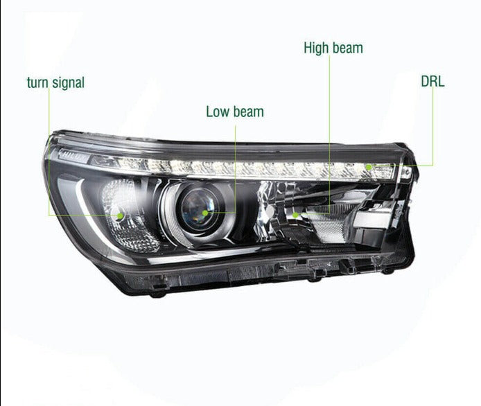 Toyota Hilux 2018 Headlights