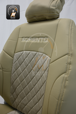 Kia Sorento 2012 fabric and leather Seat Cover