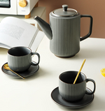 Classic Ceramic Kettle and Cup Set