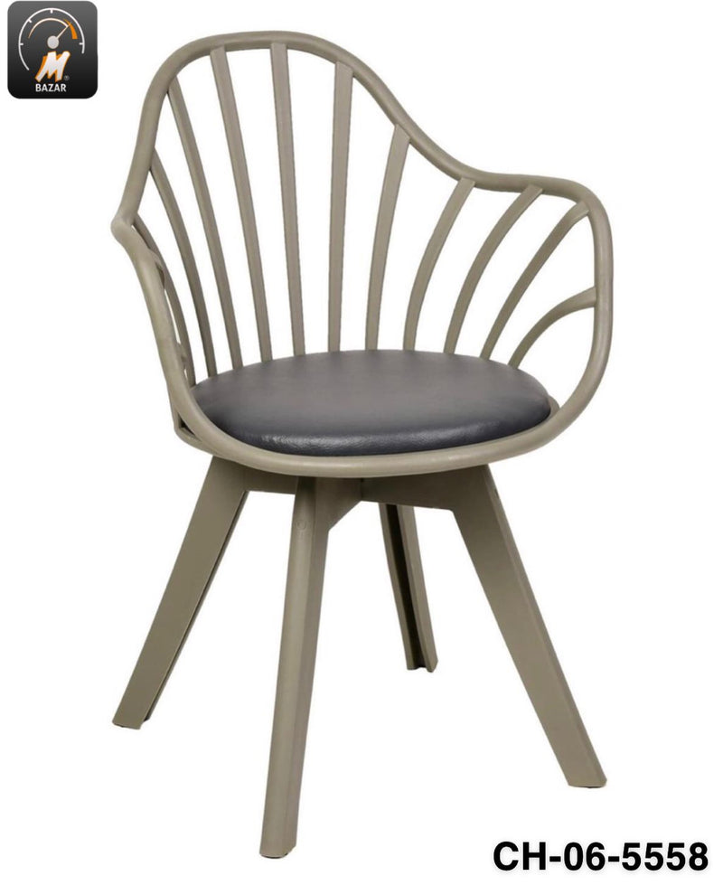 Comfortable mid-century chair design. Made with Highest quality plastic material