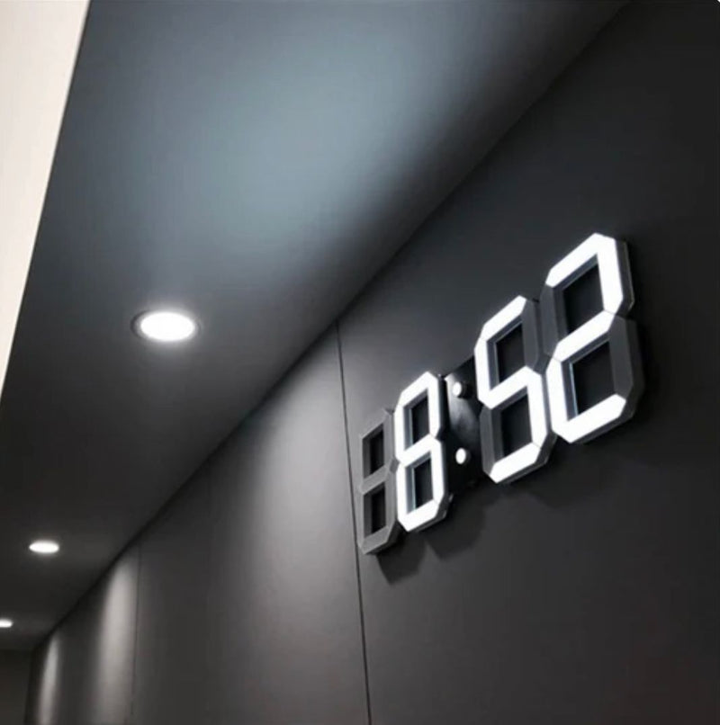 Modern LED 3D Wall Table Clock
