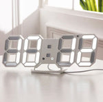 Modern LED 3D Wall Table Clock