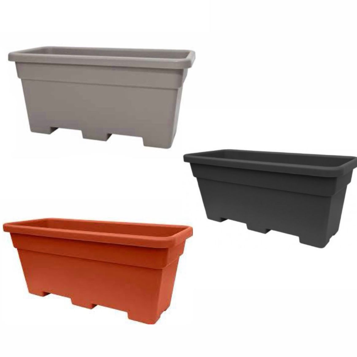 Modern Plastic Planter MAX.060