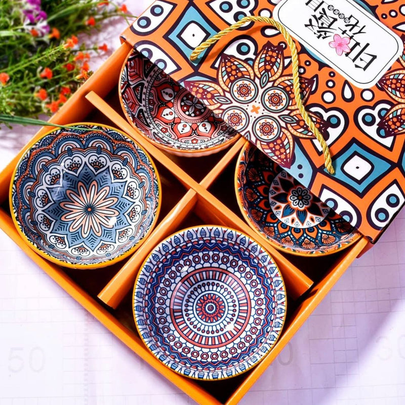 Boho Ceramic Tableware Bowls