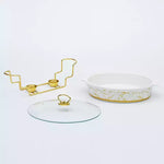Luxury Ceramic Oval Shape Buffet