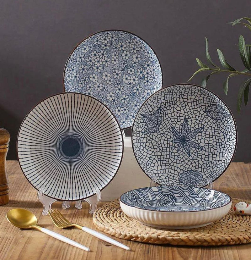 Japanese Style Ceramic 8inch Plates