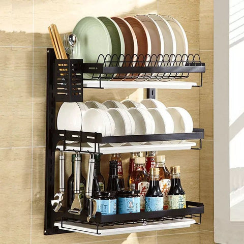 LamChyar Stretchable Hanger Storage Rack, Wall Mounted Hanger