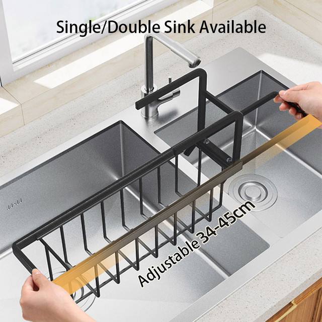 Stainless Kitchen Sink  Organizer Rack