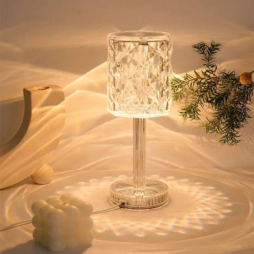 Touch Luxury Cylindrical Table Lamp