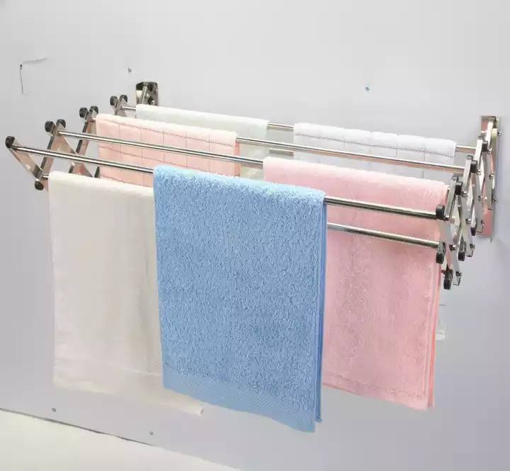Wall Mounted Foldable Towel Holder