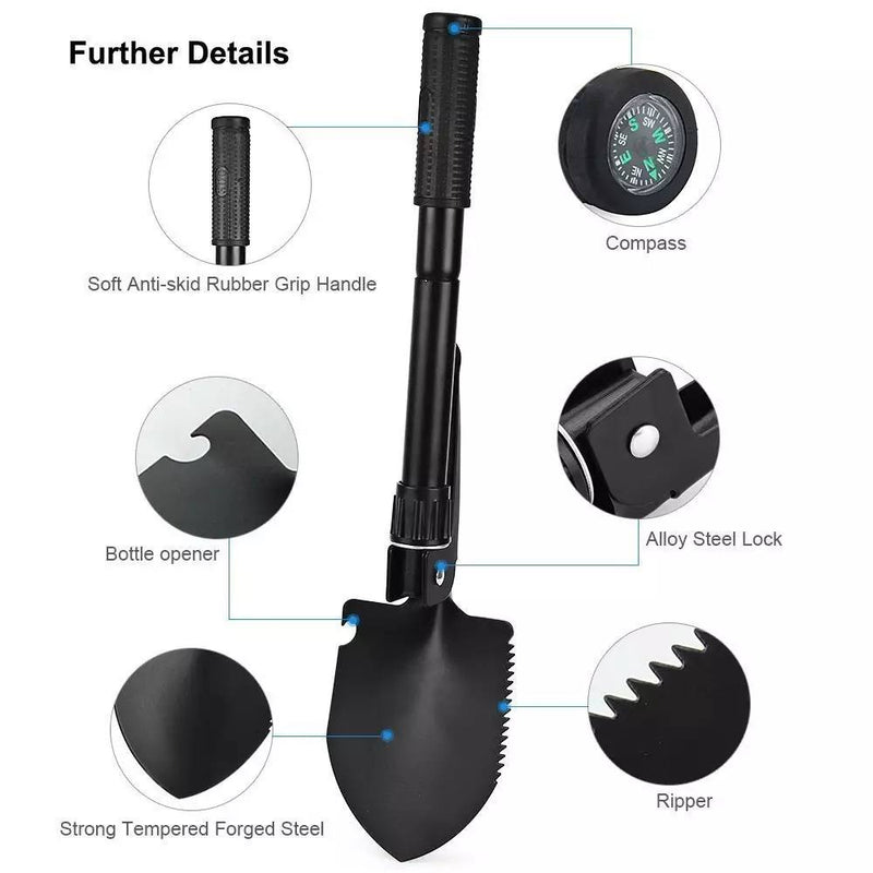 Small Foldable Outdoor Multifunction Shovel