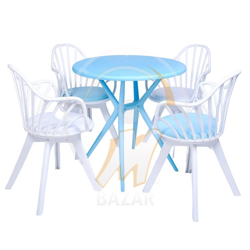 Garden Chair Set -  Circular Table